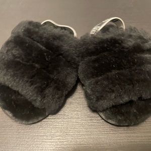 Kids slippers, Ugg in black 4/5